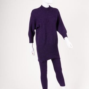 Vintage Wool Dress & Pant-Legging